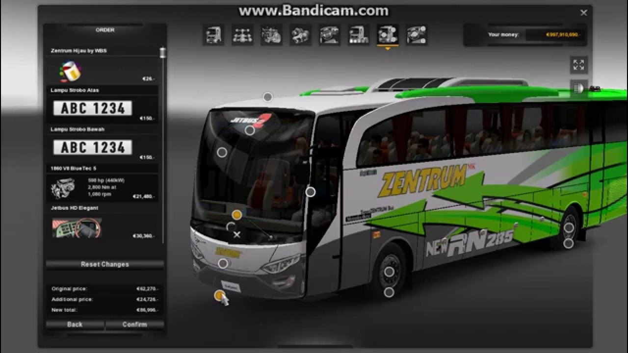 euro truck simulator bus mod